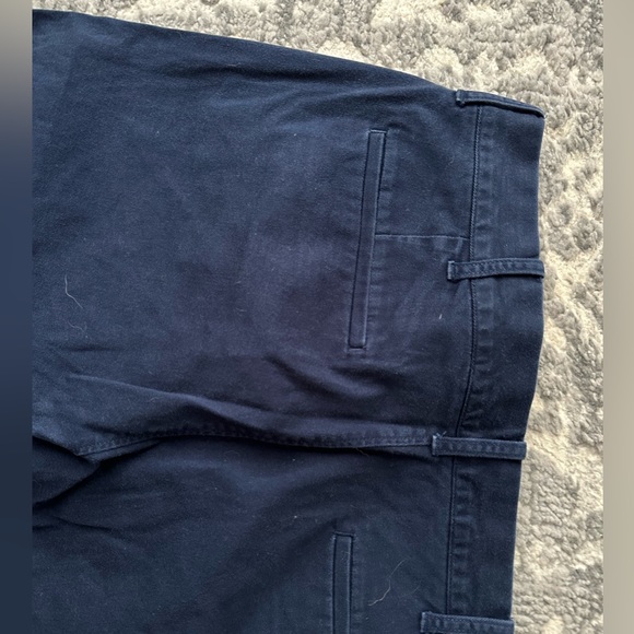 Men’s J Crew - Navy Dress Pants - Size 33X32 - Slim Cut - Picture 3 of 4